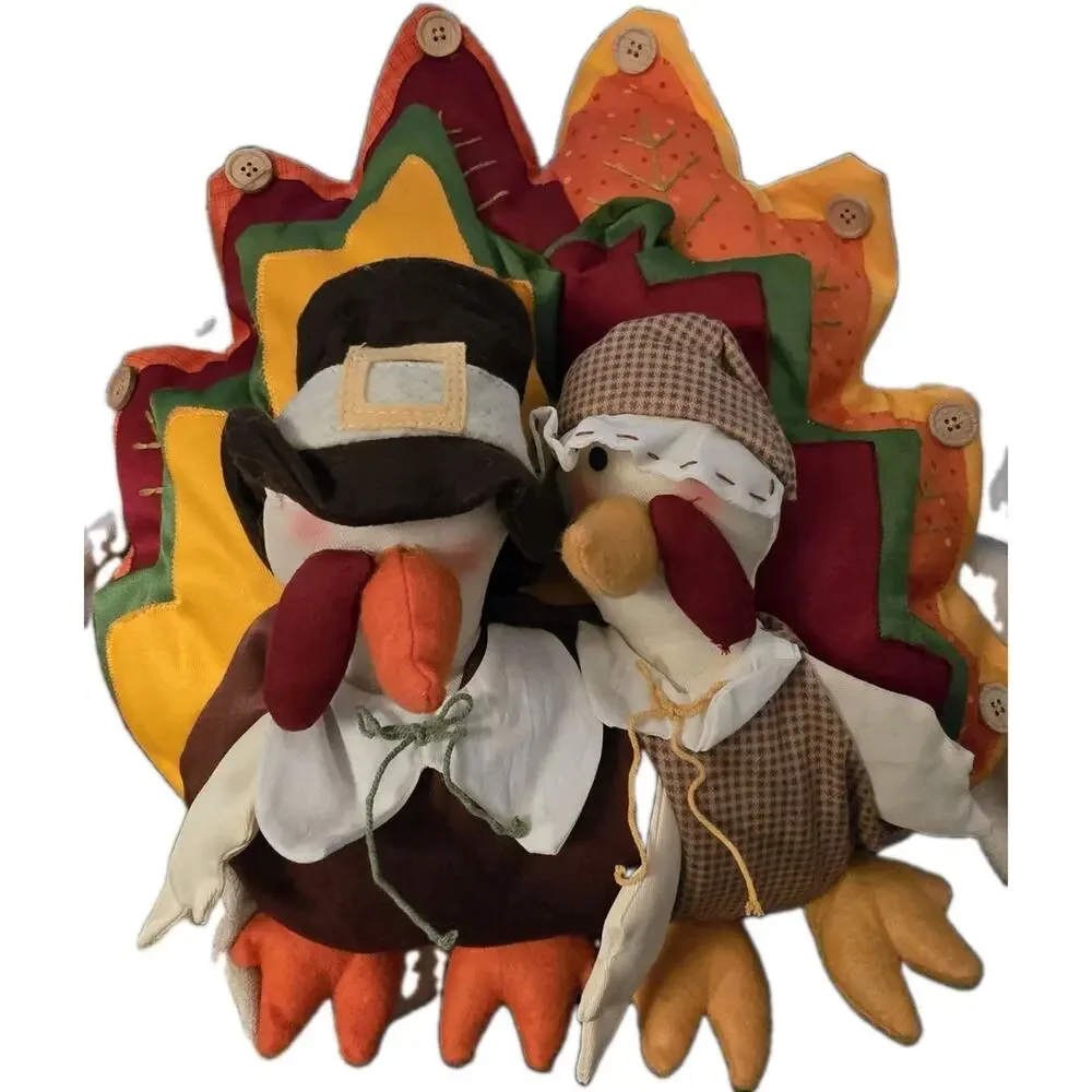 Kohl's Thanksgiving Turkey Pillow Fall Harvest Decor NWT
